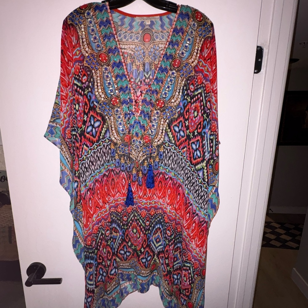 Colorful Bohemian caftan